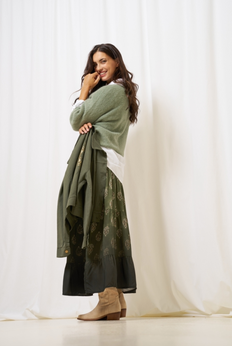 Rok met smock - Military Faded