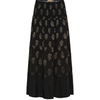 Rokje met smock - Black Faded