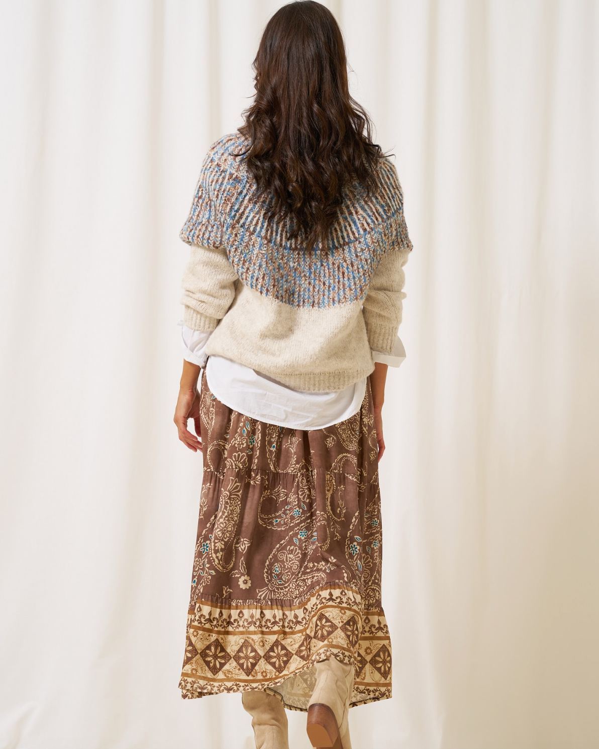Gebreide Lilia blue