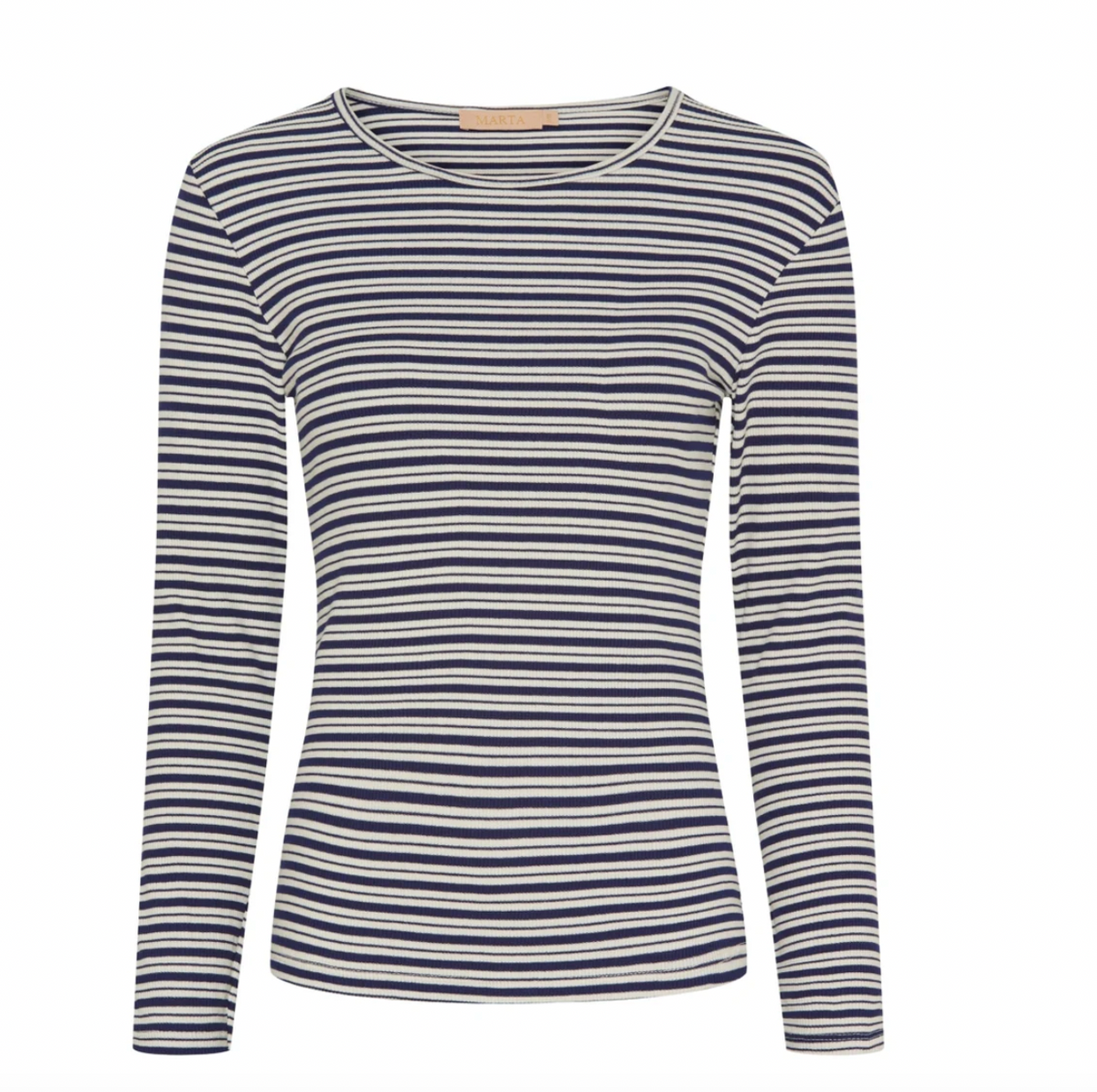 Blouse Christel streep - Navy / Crème