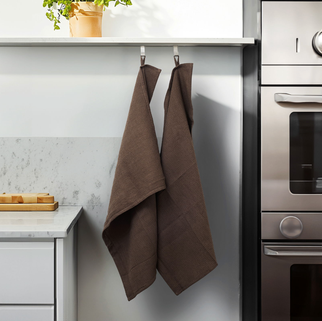 Theedoeken 2 stuks – Wafel Brown