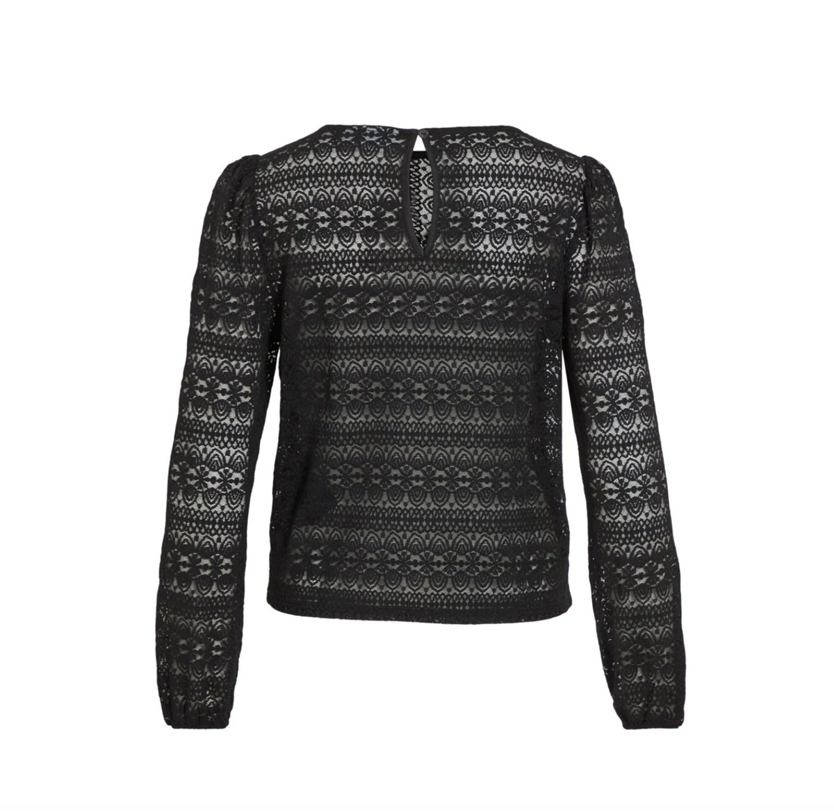Blouse met kant - Chikka Black