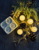 LED-waxinelichtjes - Oplaadbaar - 4 stuks