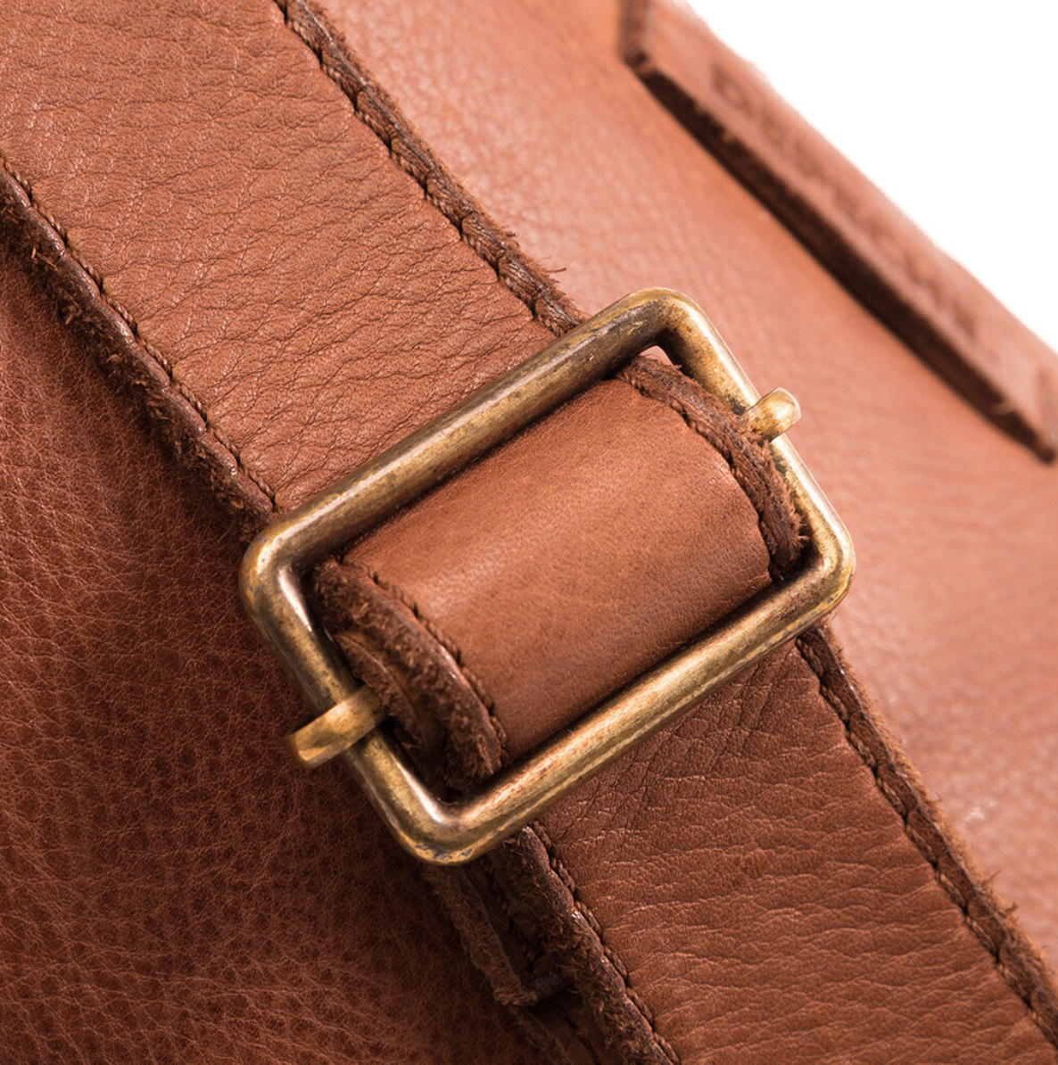 Bumbag gevlochten Cognac
