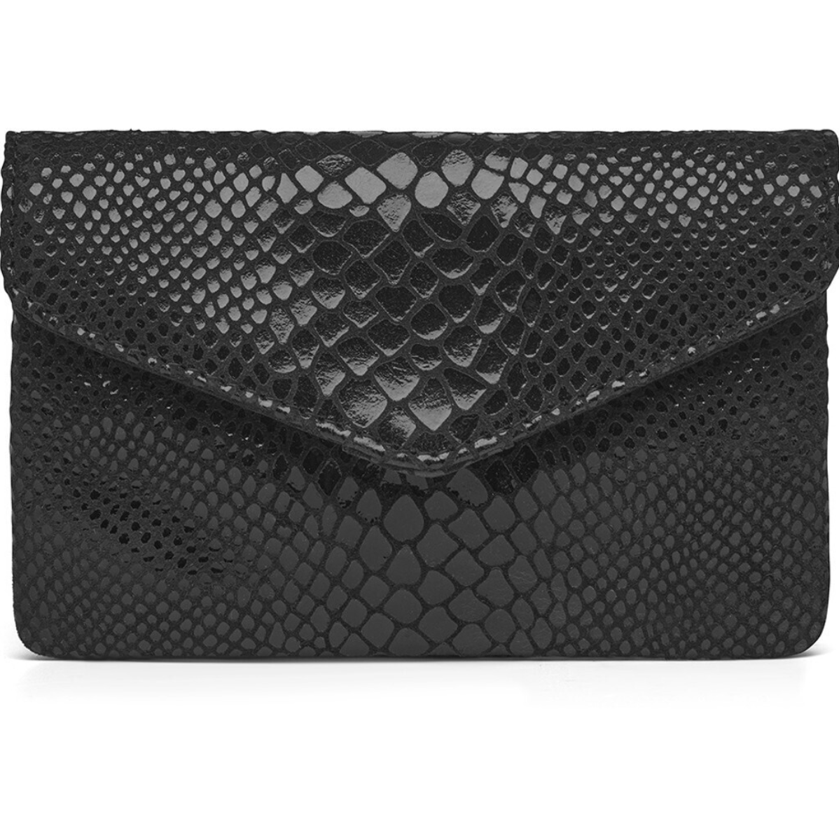 Portemonnee Aura Black Croco