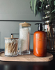 Make-up organizer - Acryl met bamboe deksel