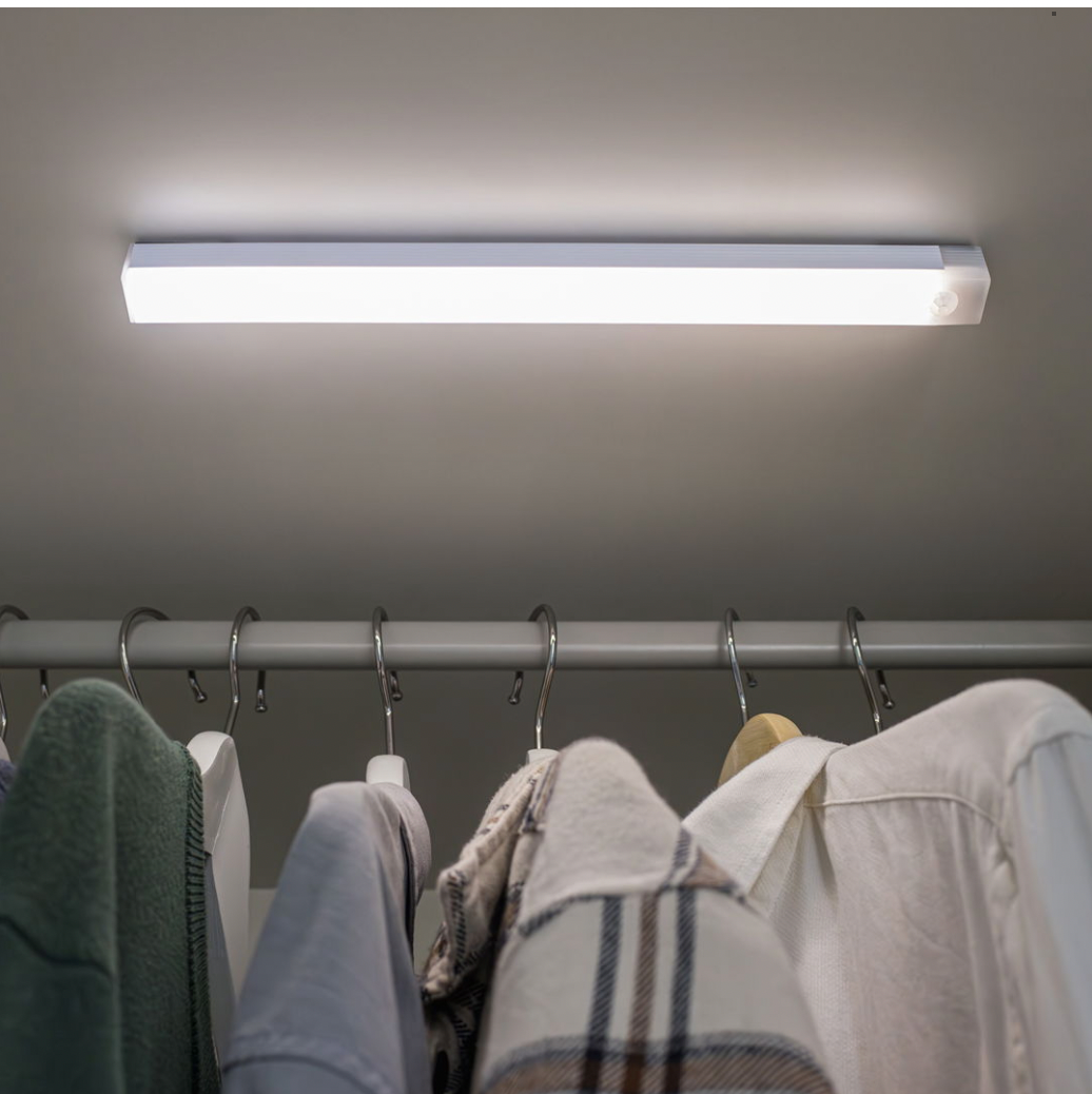 LED kastlamp 30 cm met sensor - 3 pack