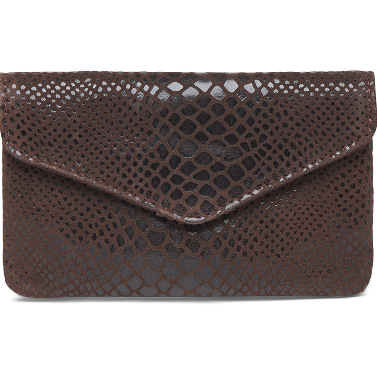 Portemonnee Aura Brown Croco