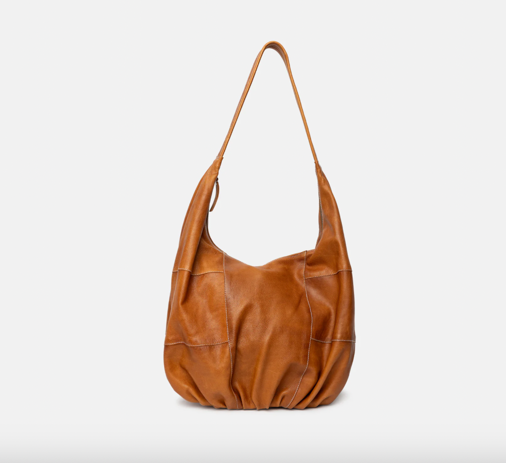 Schoudertas Big cognac
