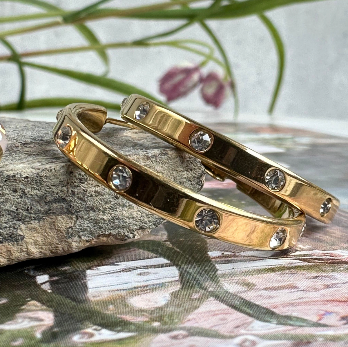 Oorbellen Mindy 18k verguld