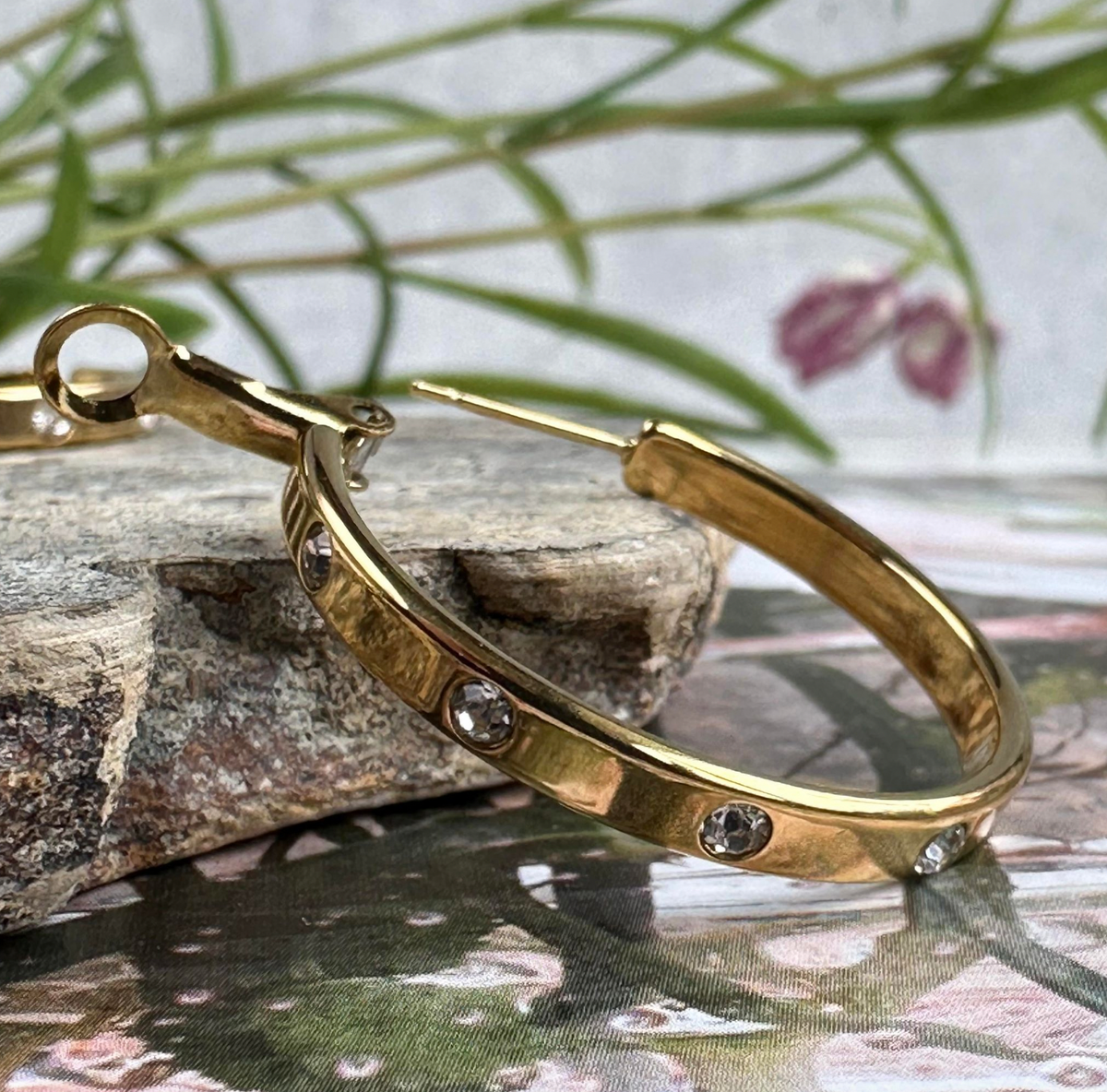 Oorbellen Mindy 18k verguld