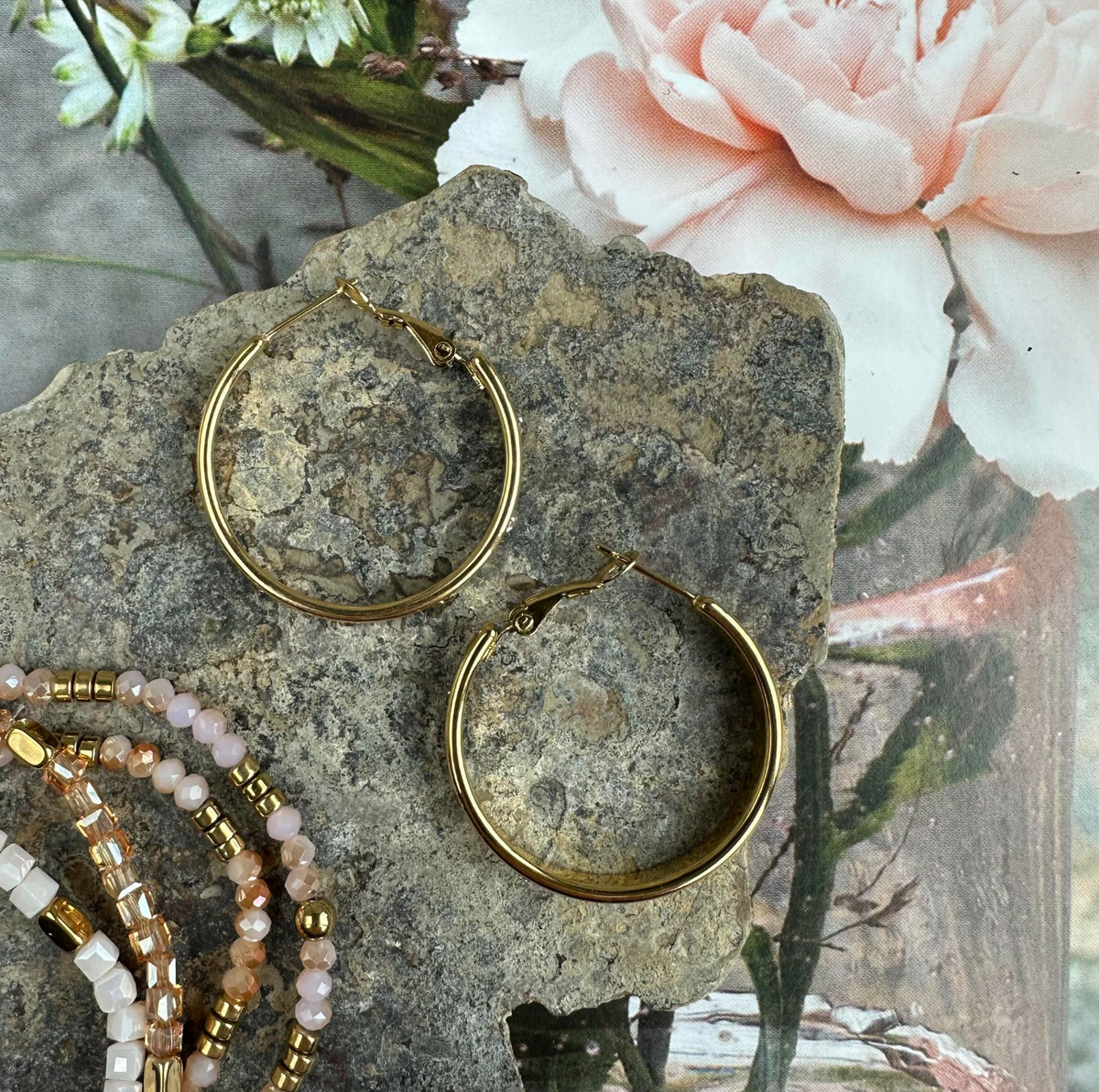 Oorbellen Mindy 18k verguld