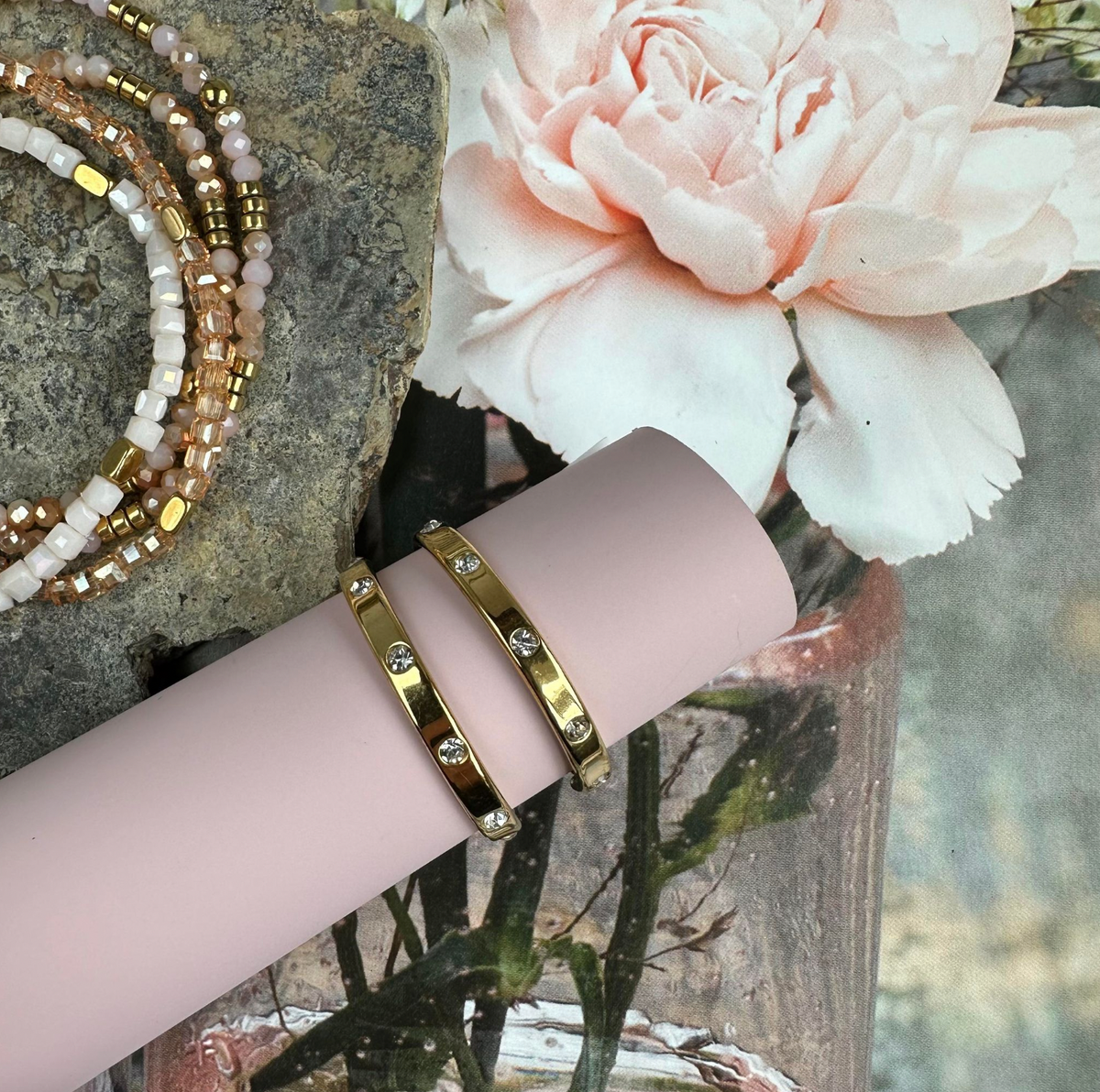 Oorbellen Mindy 18k verguld