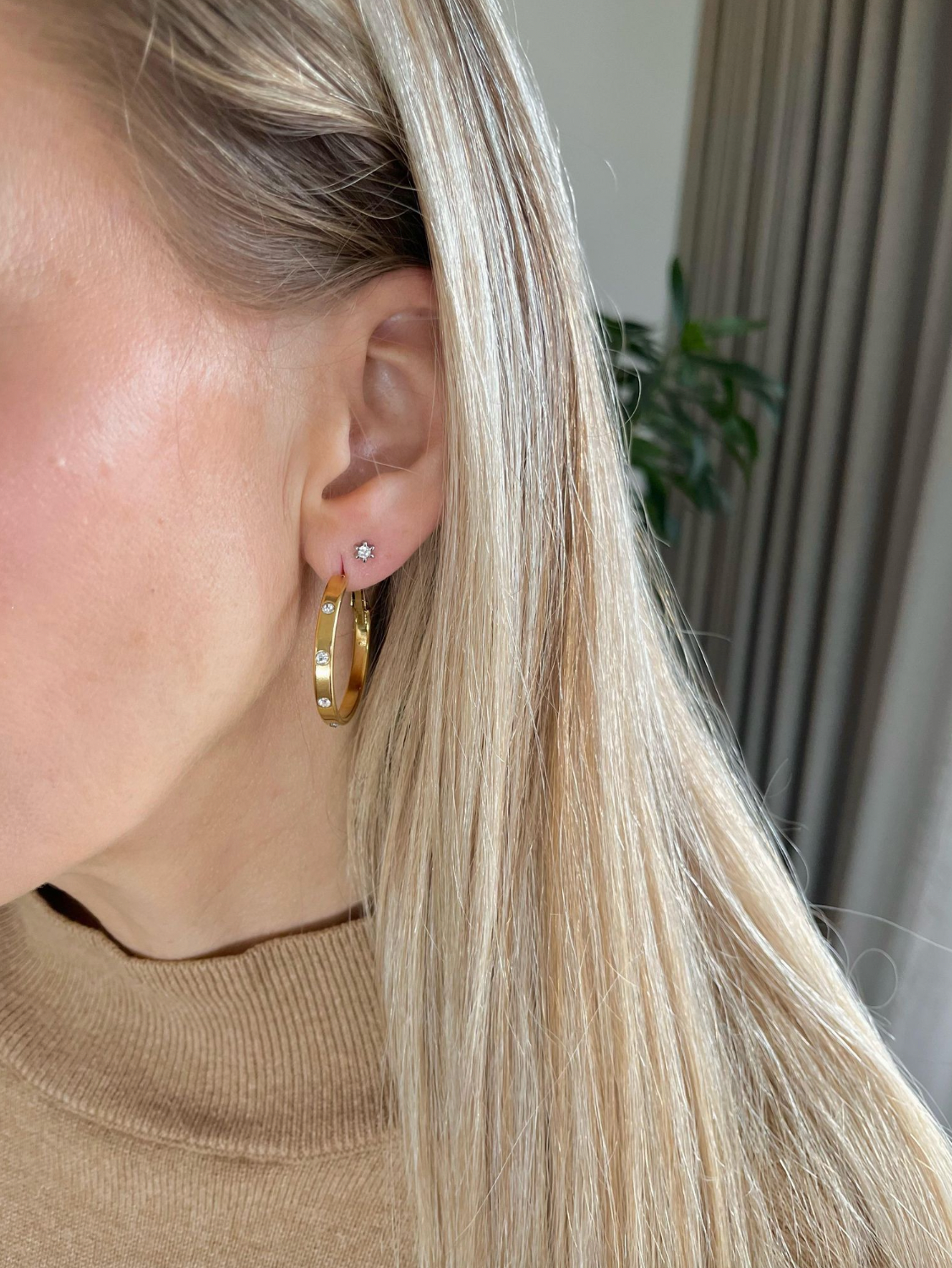 Oorbellen Mindy 18k verguld