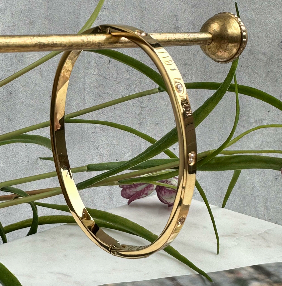 Mindy set met armband en oorbellen - verguld