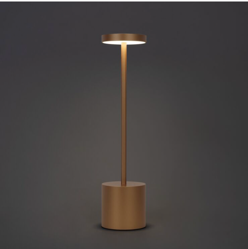 Touch-tafellamp in goud