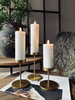 Kandelaar set voor stompkaarsen – Golden Liva