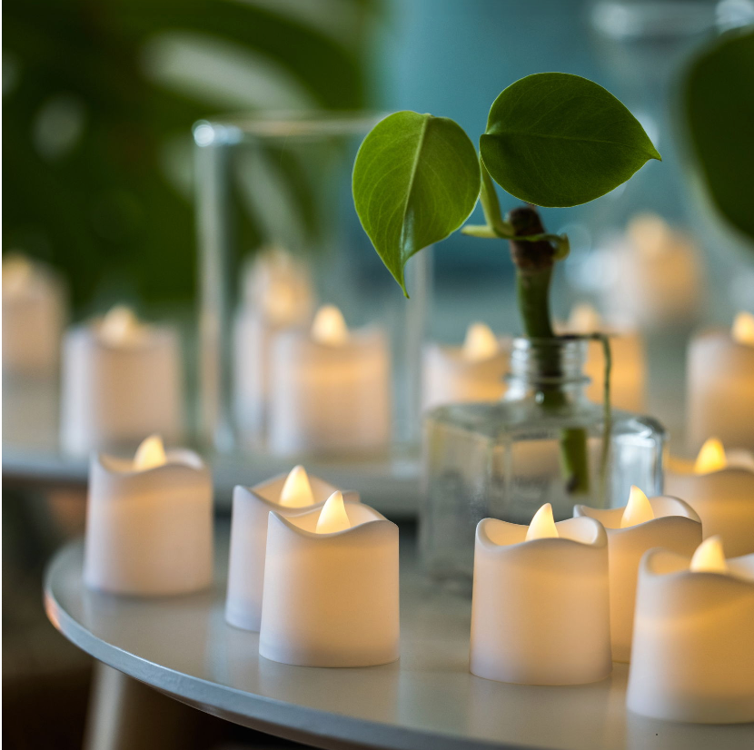 20-pack kleine LED blokkaarsen