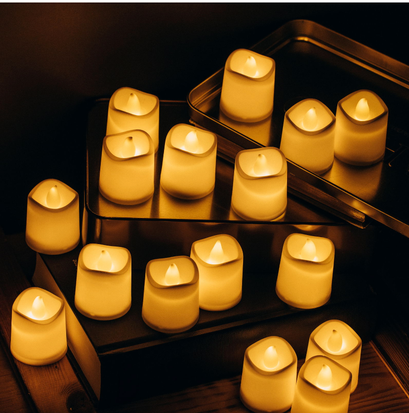 20-pack kleine LED blokkaarsen