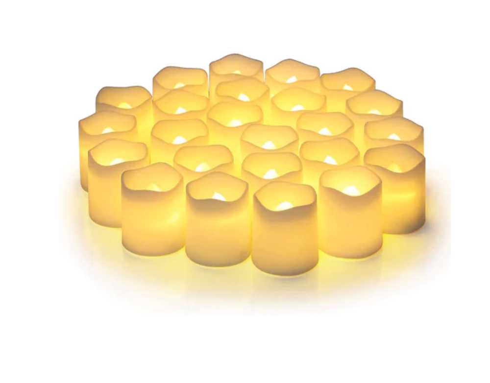 20-pack kleine LED blokkaarsen