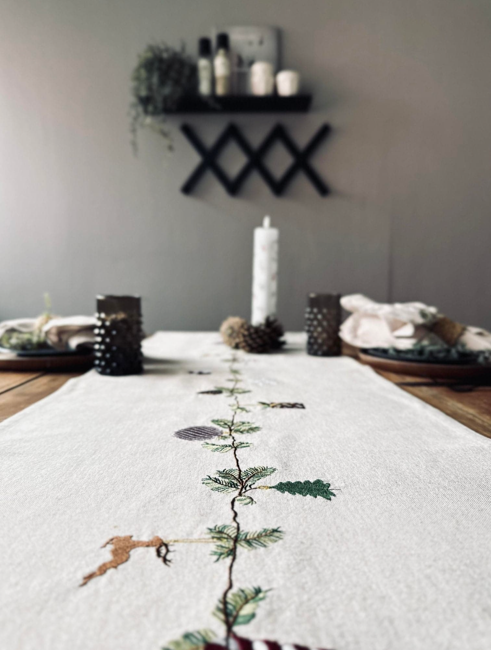 Tafelrunner Kerst Nostalgi 40x240