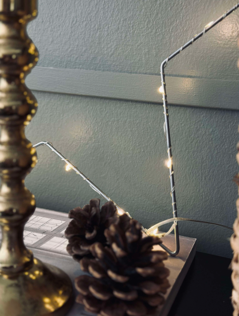 LED Ster Zilver 30cm