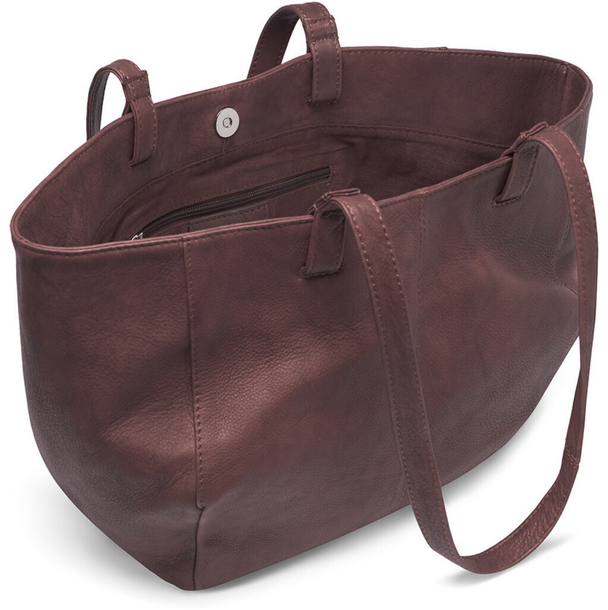 Shopper Aura – Bruin leer