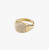 Ring CINDY kristal - Verguld