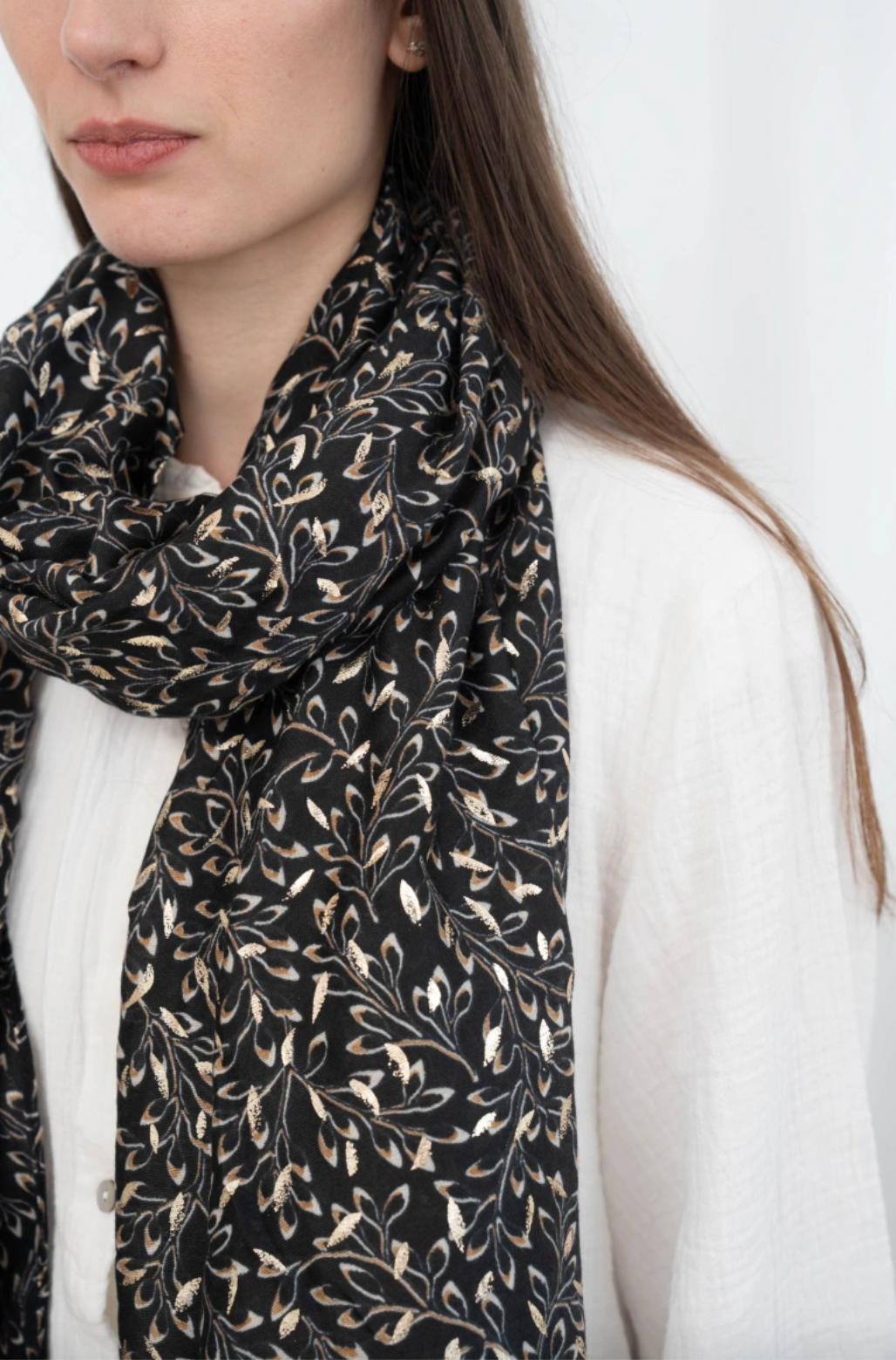 Sjaal Black / gold