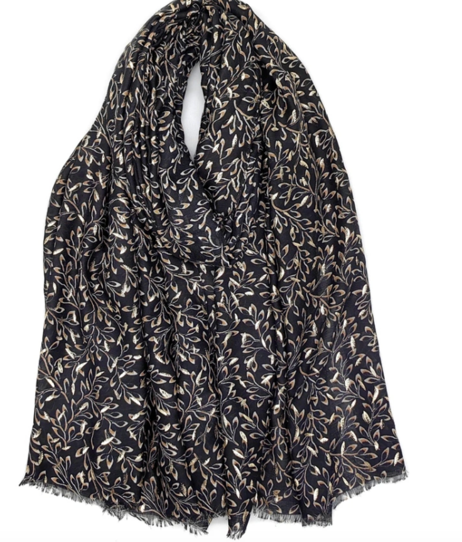 Sjaal Black / gold