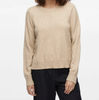Blouse met mooie knopen - Beige