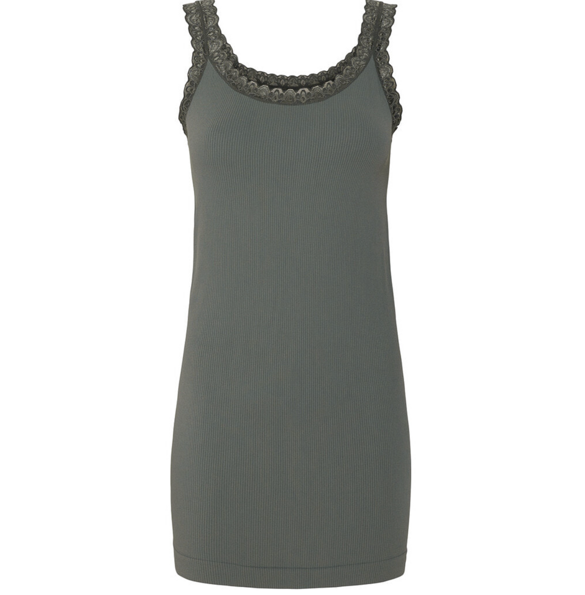 Frida Top Long - Olijf