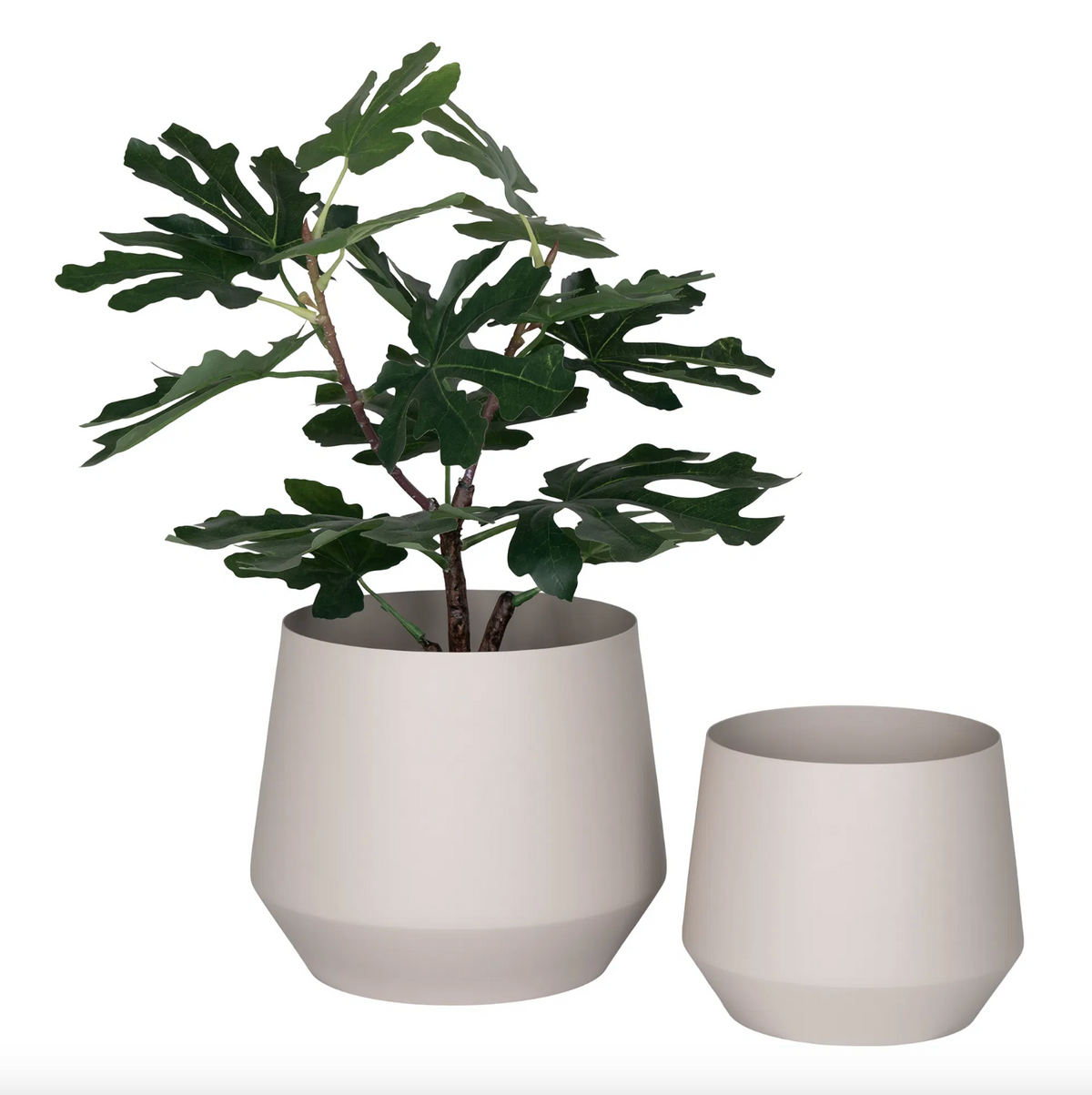 Plantenpot Zand – Set van 2 stuks