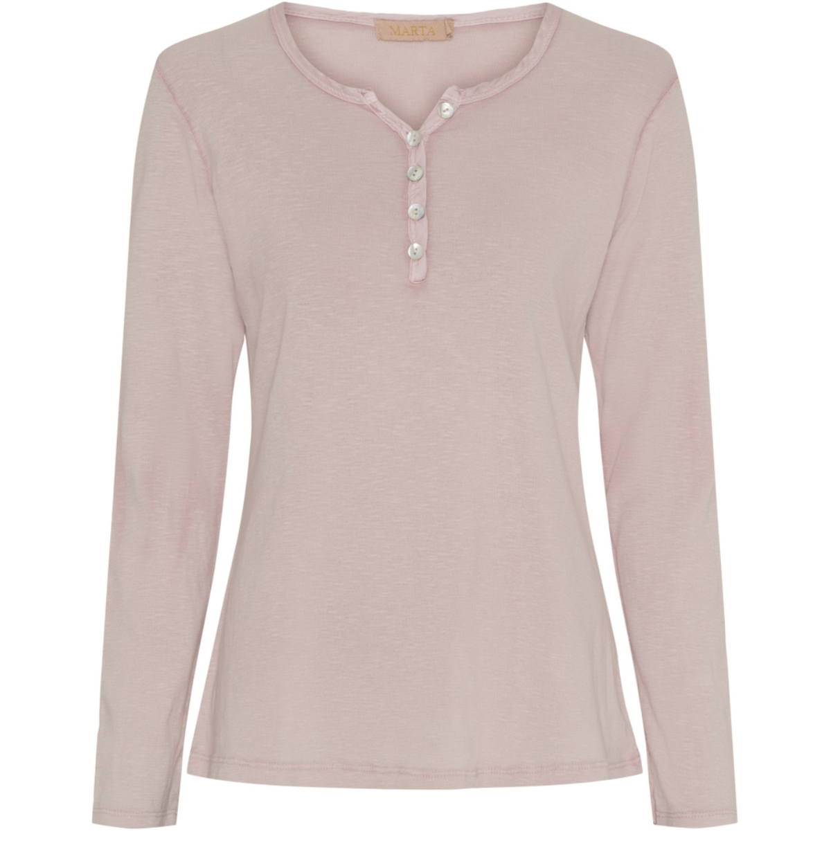 Basisblouse met knopen – Roze