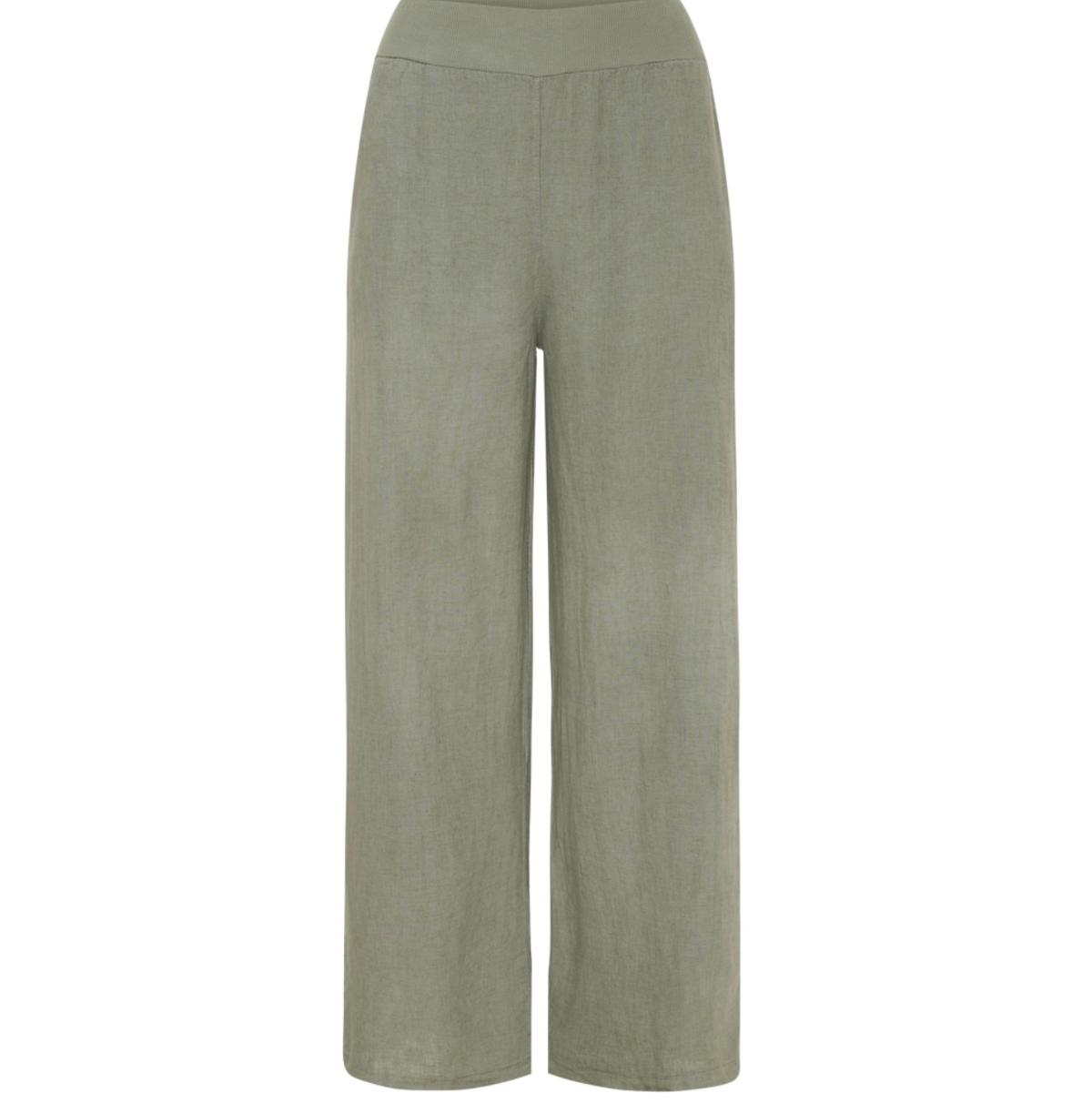 Broek linnenmix - Military