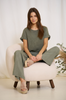 Broek linnenmix - Military