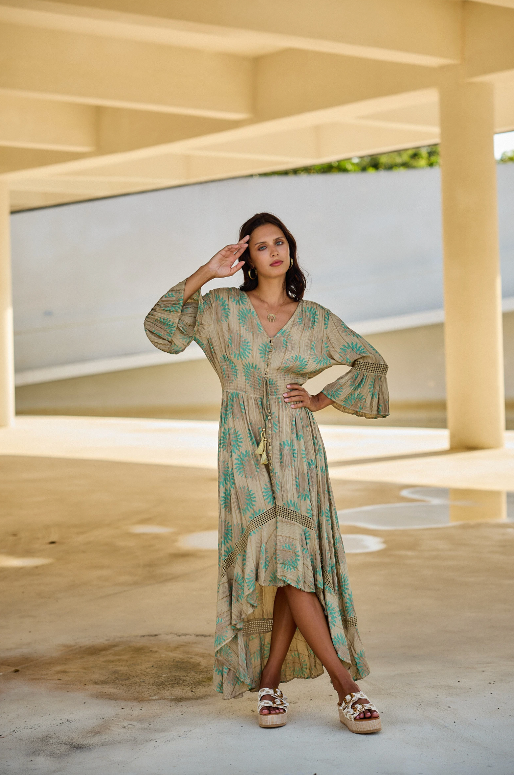 Jurk Boho Coral