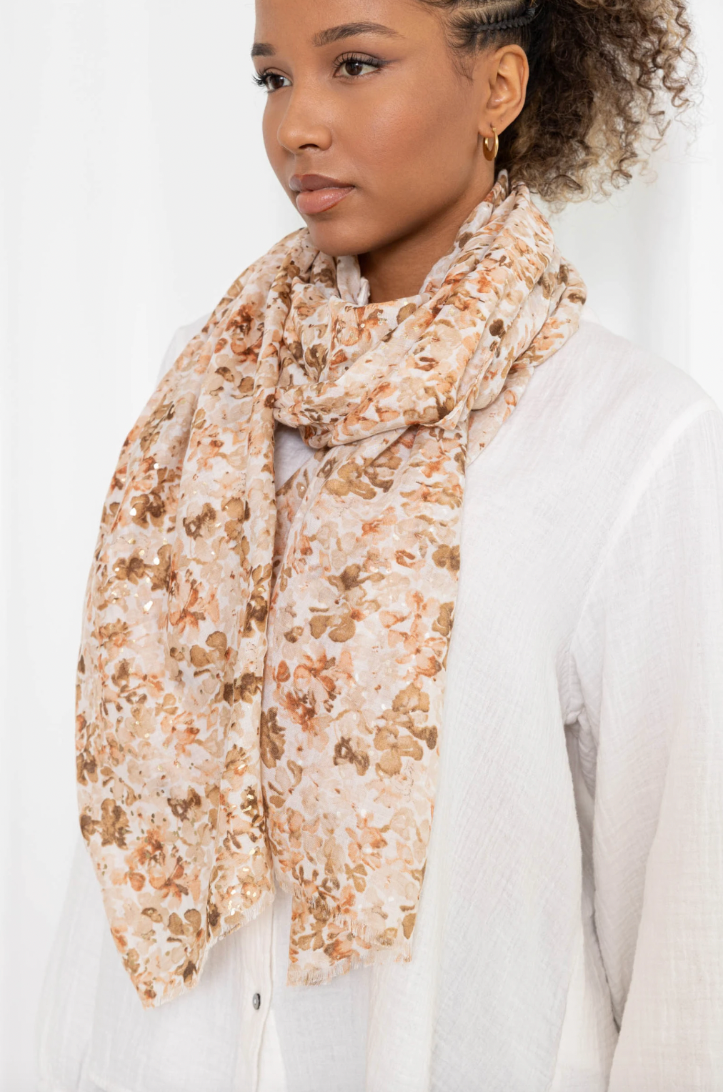 Sjaal Nelly Beige