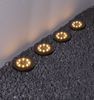 Solar spot - 4 st. Mat zwart