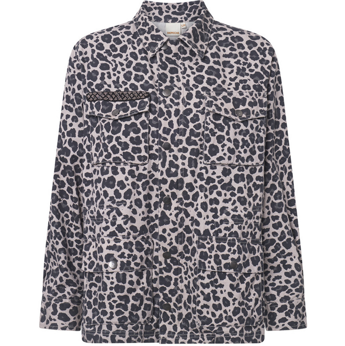 Jas Leopard Grey