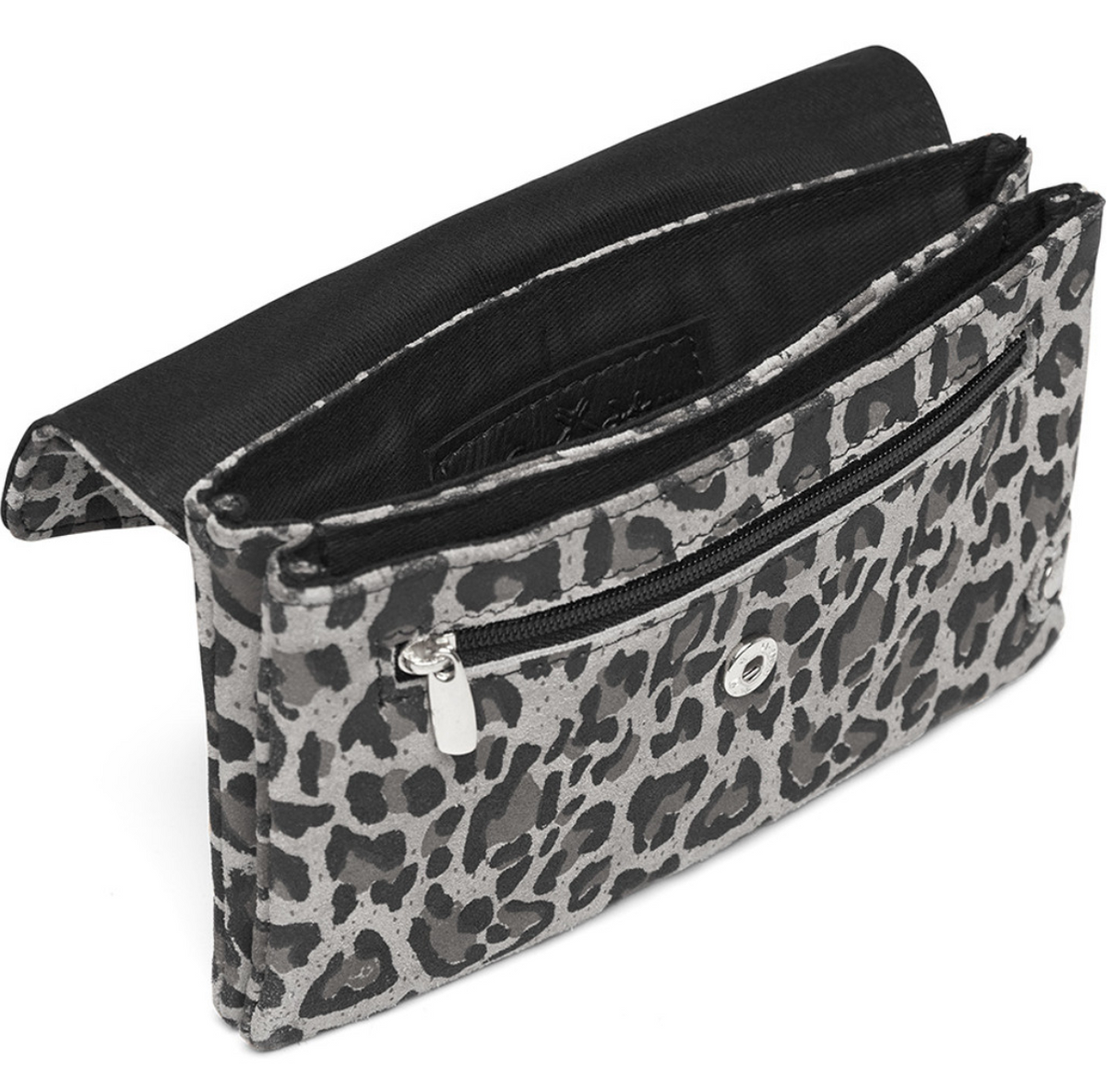Portemonnee Aura Leopard Grey