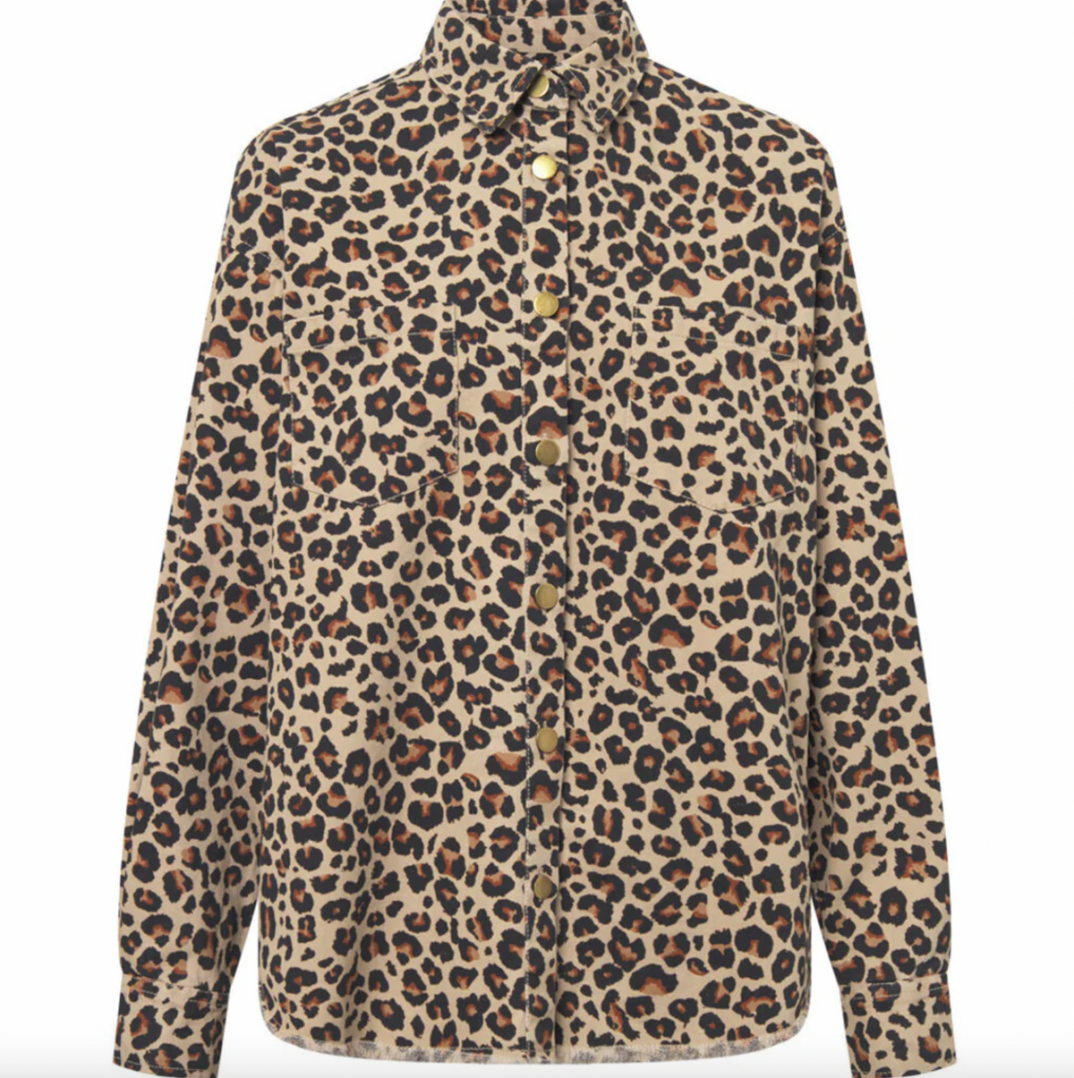 Trendy blouse - Bruine leopard