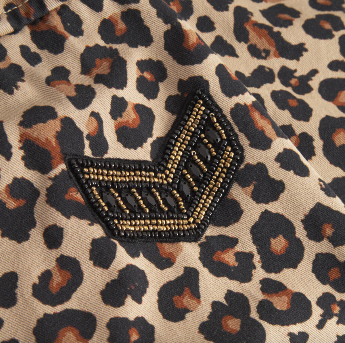 Trendy blouse - Bruine leopard