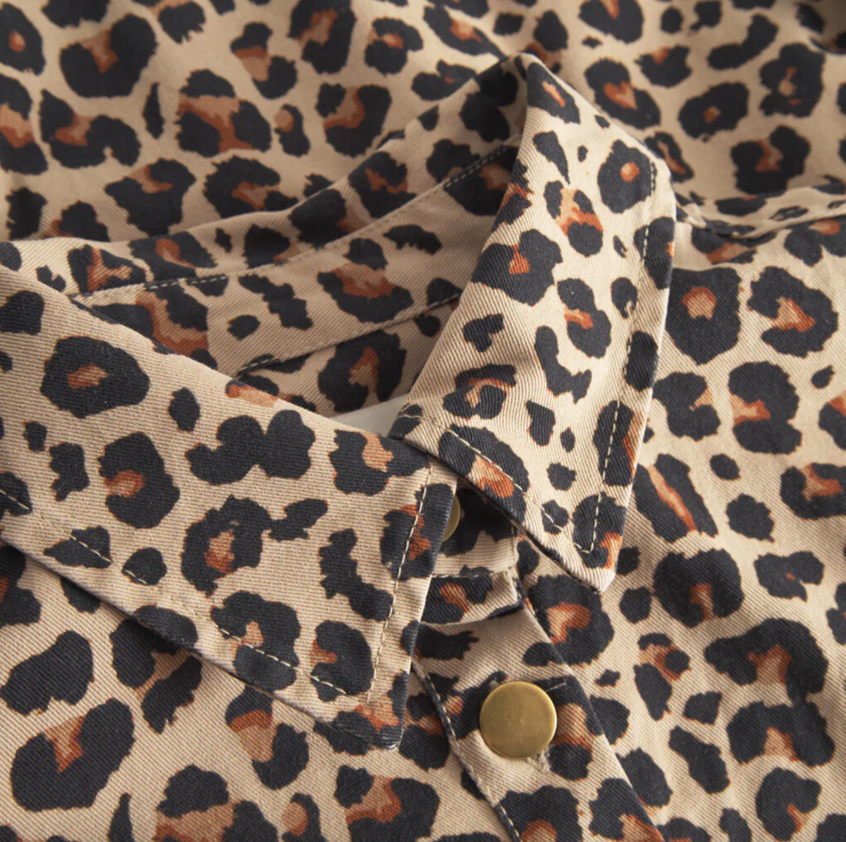Trendy blouse - Bruine leopard