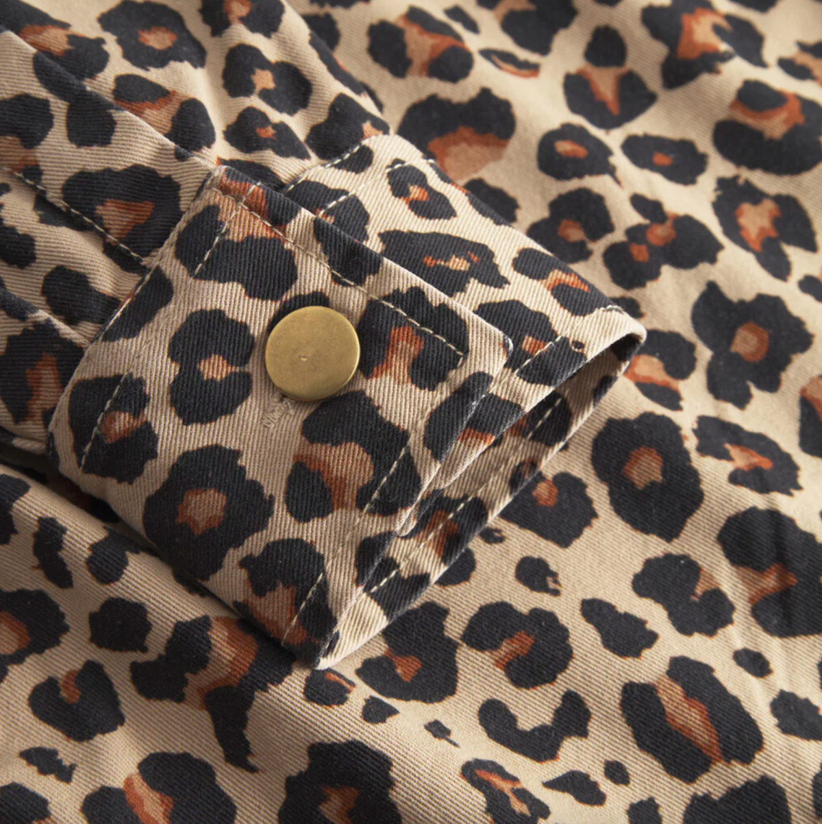 Trendy blouse - Bruine leopard