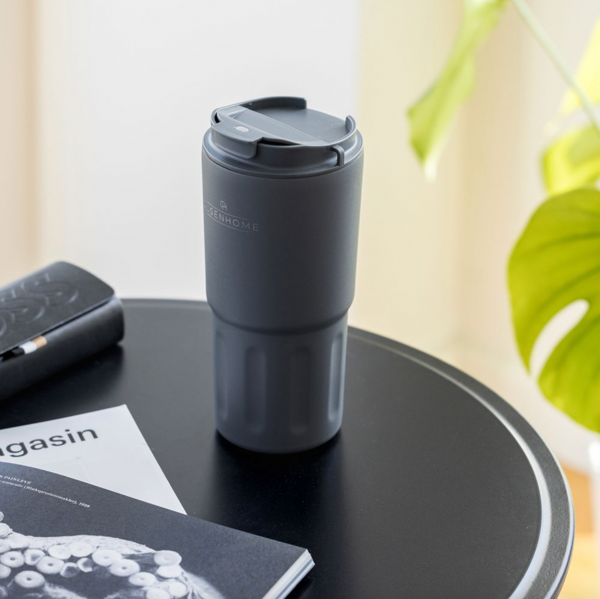 Thermokop Grijs - 600 ml.