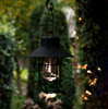 Solar lamp met ophanging - Zwart