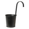 Bloempot met hengsel - Zwart