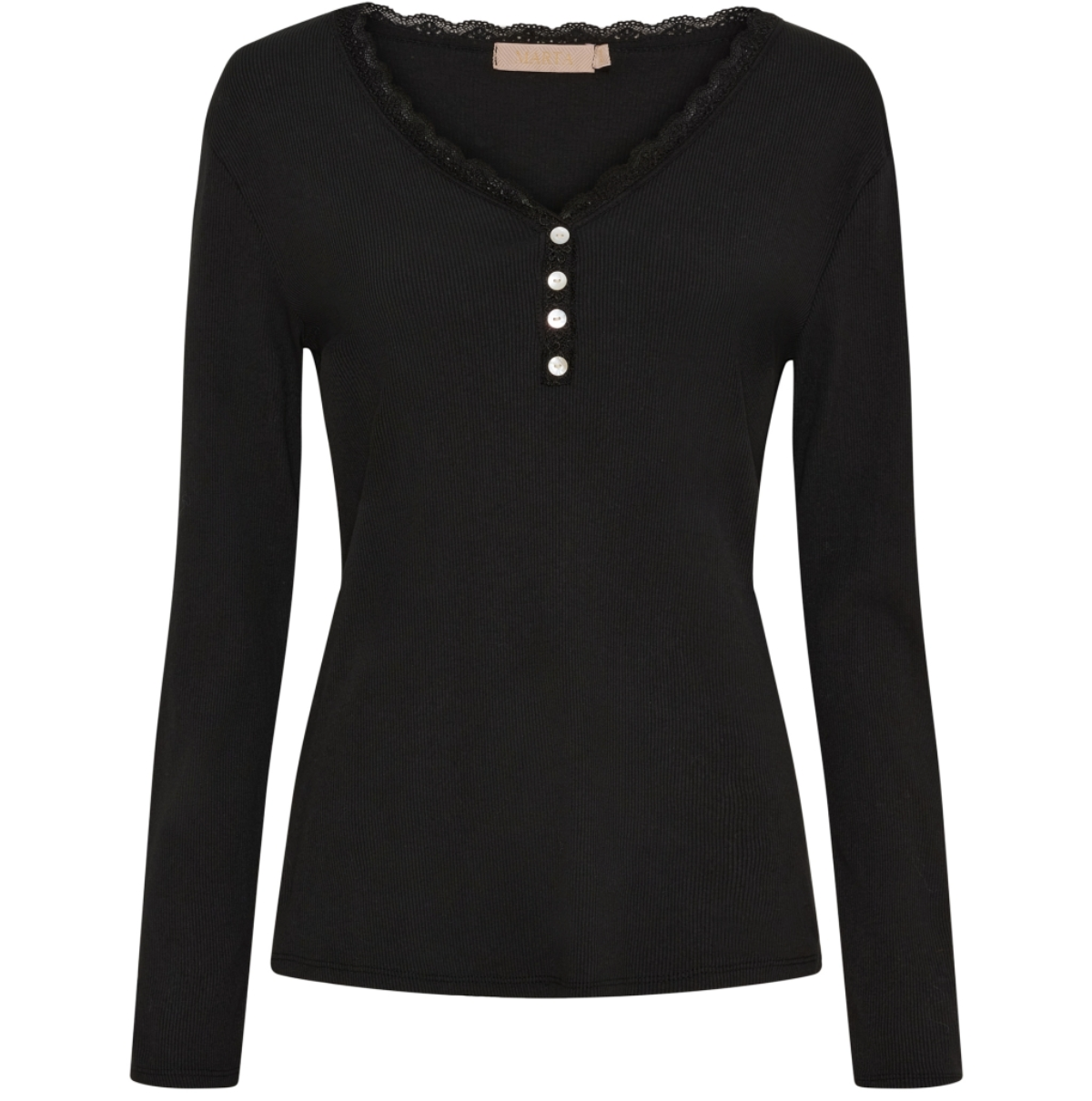 Blouse Masha m. knopen - Black