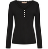 Blouse Masha m. knopen - Black